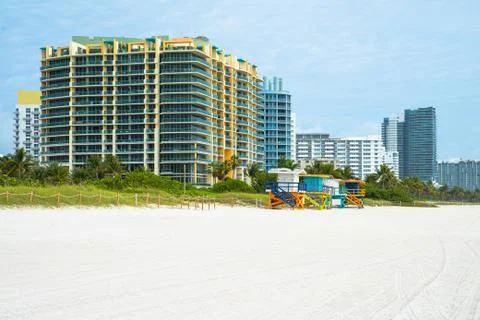 Miami florida beach Stock-Fotos