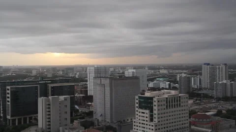 Miami Florida - Sunset Time Lapse at 4K Speed Video stock 64503808