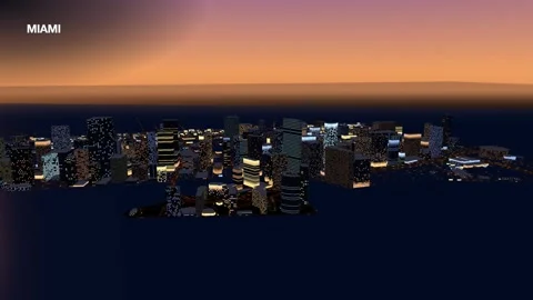 Miami 스톡 동영상 342246774