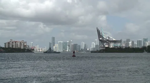 Miami Harbor Video stock 54714733