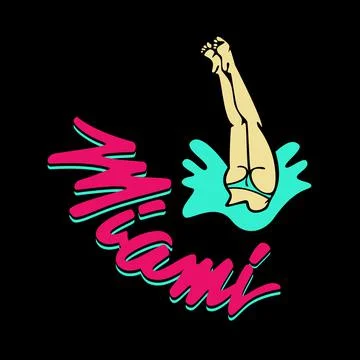 Miami Stock Illustration