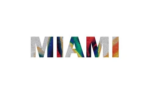 MIAMI Stock Illustration