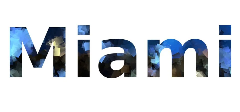 Miami Stock Illustration