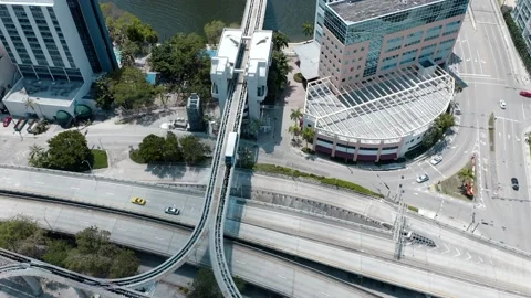 Miami metro mover Stock Footage 173731585