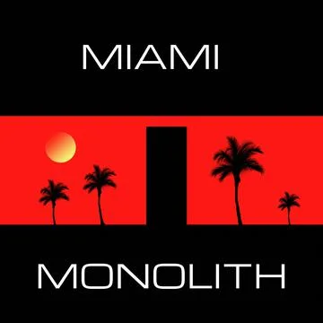 Miami Monolith Illustrazione stock