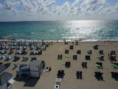 Miami, Ocean Rise Stock Footage 74304525