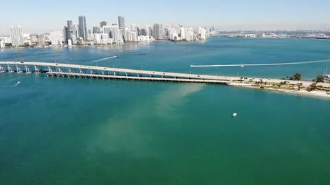 Miami ocean3 Video stock 127064809