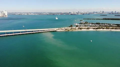 Miami ocean4 Video stock 127075273