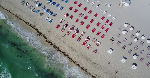 Miami Overhead 2 Stock Footage 74305077