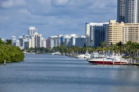 Miami (Paisagem da Cidade de Miami, Florida) | Miami Cityscape Stock Photos