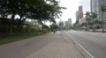 Miami - People on the Biscayne Boulevard in the afternoon 4k or 4k+ Resolution
