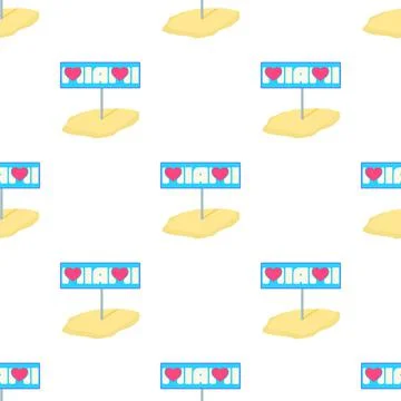 Miami pointer pattern seamless vector Illustrazione stock