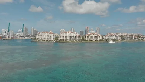 Miami port Video stock 127004739