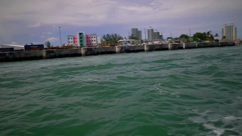 Miami Port Stock Footage
