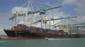 Miami port with Jet skis near a container ship 4k or 4k+ Resolution
