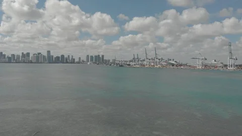 Miami port2 Stock Footage 126770508