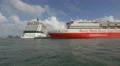 Miami with Resort World Bimini Superfast in Biscayne Bay, 4k or 4k+ Resolution