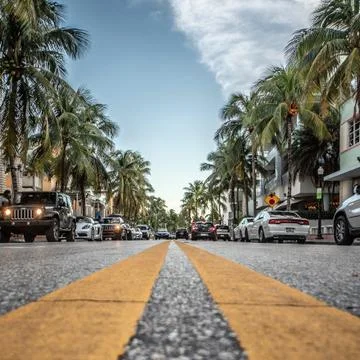 Miami Road Stock Photos