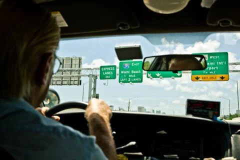 Miami roads Stock Photos