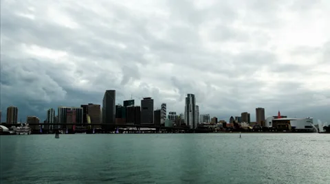 Miami seafront Stock Footage 31216987