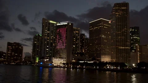 Miami Skyline 1 Stock Footage 131867848