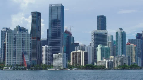 Miami Skyline 4 Stock Footage 276988262