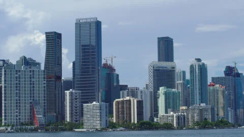 Miami Skyline 5 Stock Footage 276988297