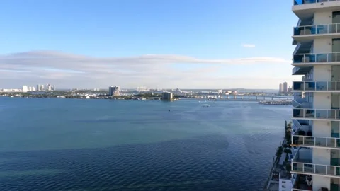 MIAMI SKYLINE 5K 2 Stock Footage 145542762
