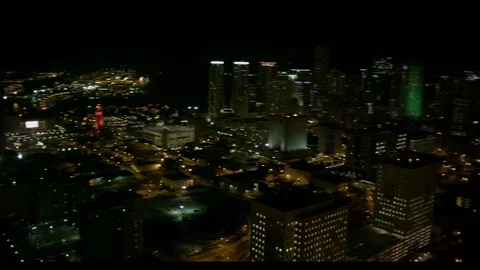 Miami Skyline Stock Footage 91567716