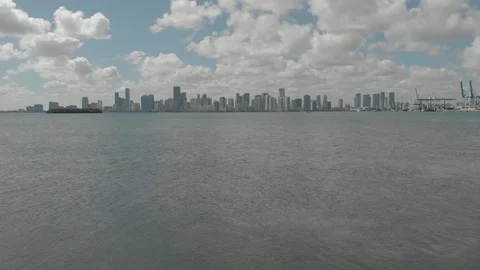 Miami skyline Stock Footage 126731460