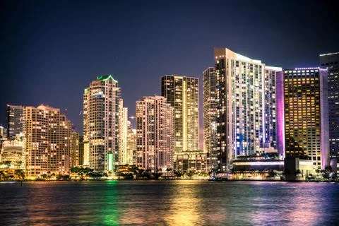 Miami  skyline Stock Photos