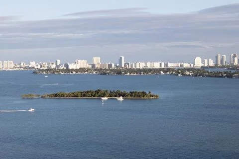 Miami Skyline Stock Photos
