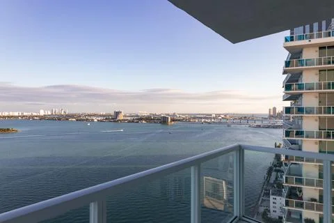 Miami Skyline Stock Photos
