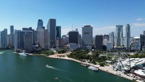 Miami Skyline 写真素材