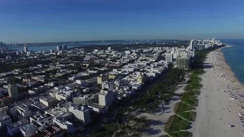 Miami South Beach-Day Stock Footage 71499498
