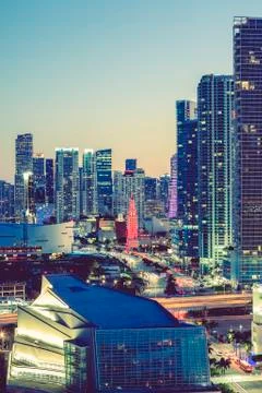 Miami, special photographic processing Stock Photos