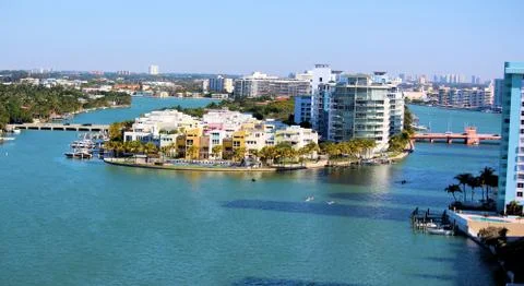 Miami Street Scene Photography Photo Image Atlantic Ocean South Florida Stock Photos