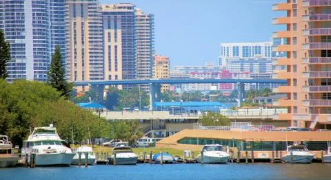 Miami Street Scene Photography Photo Image Atlantic Ocean South Florida Stock Photos