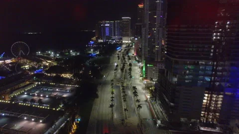 Miami Street View Stock Footage 153348142