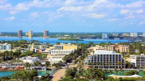 Miami Streets Scene Shots Outdoor Parks Ocean Rivers Water Green Natural Beauty Stock Photos