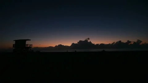 Miami Sunrise Stock Footage 20545607