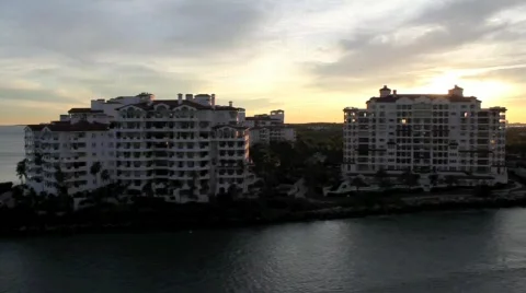 Miami at Sunset Video stock 603545