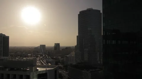 Miami Sunset Video stock 68877546