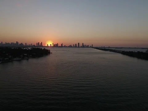 Miami Sunset Video stock 70002051