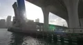 Miami - Under the bascule bridge in Biscayne Bay 4k or 4k+ Resolution