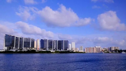 Miami Water Condos Stock Footage 89510859