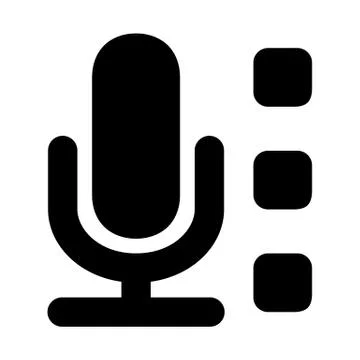 Mic 1 Icon Stock-Illustration