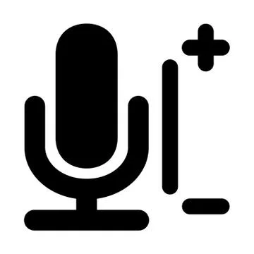 Mic 2 Icon Stock Illustration