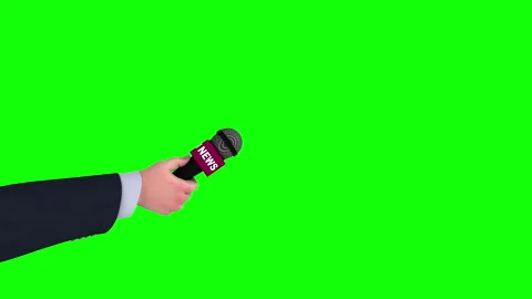 Mic in hand 動画素材 90525275