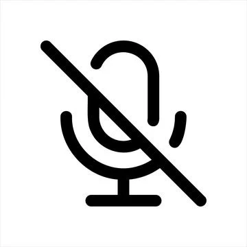 Mic line icon vector illustration isolated on white background Stock Illustration